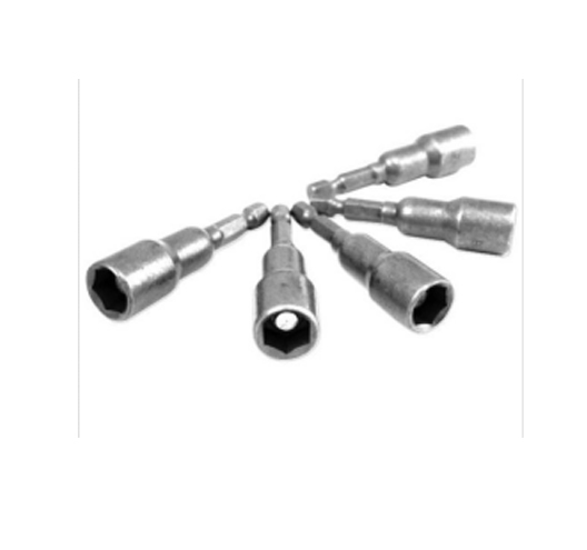 5 PC 5/16" x 2-9/16" Magnetic Nutsetter Set		