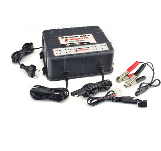 6/12V 2A Battery Charger 2 Bank		