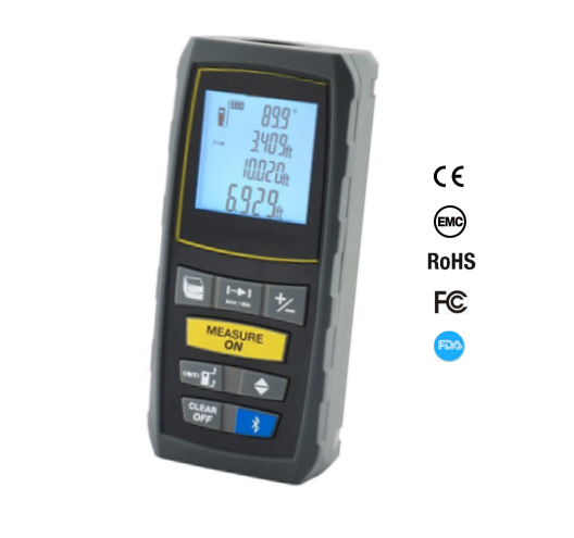 Laser Distance Meter 0.2~60m With Bluetooth