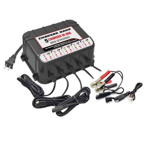 6/12V 2A Battery Charger 5 Bank		