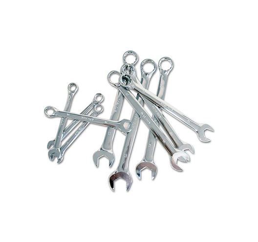17 PC V-Groove SAE  combination wrench set