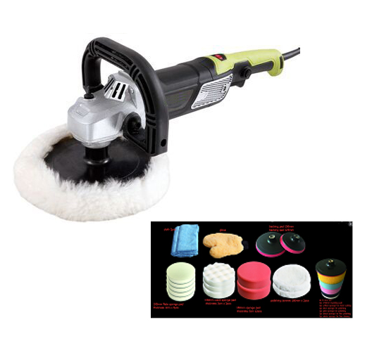 7"(180mm)  Polisher & accessaries Set 120V 10A