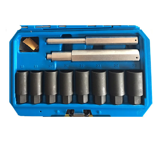 10 Pieces Wheel-Lock/ Lug-Nut Removel Set