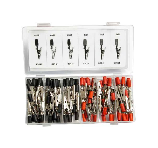 80 pc alligator clip assortment