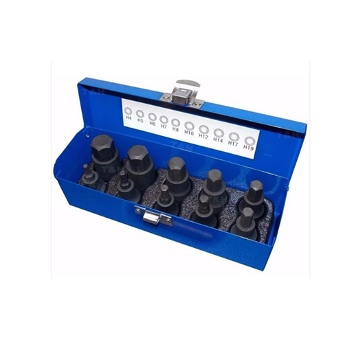 10PC 1/2 Dr,HEX TYPE IMPACT BIT SOCKET SET