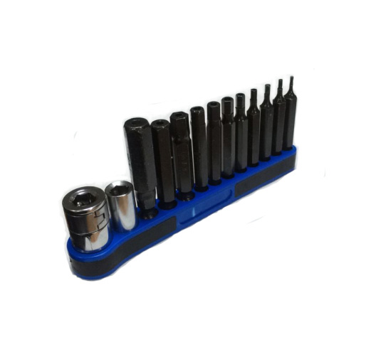 13PCS HEX BIT SOCKET SET WITH MAGNETIC BASE