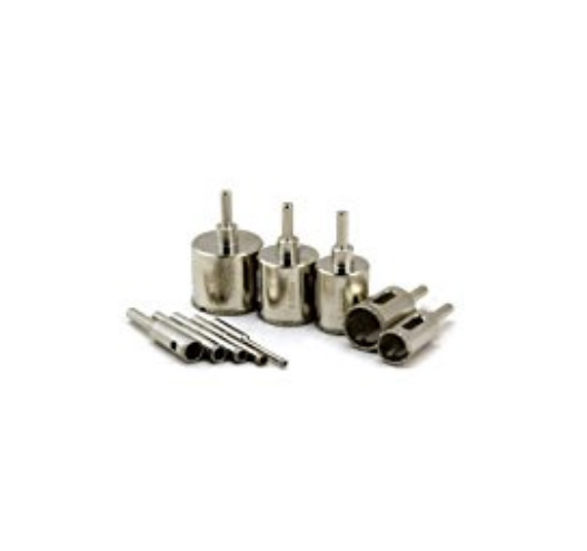 10pc Diamond Dust Hole Saw Set Metric