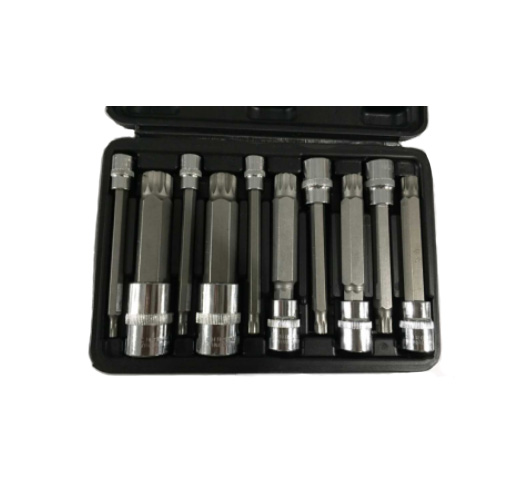 10 PCS  Extra Long Socket Bit Set