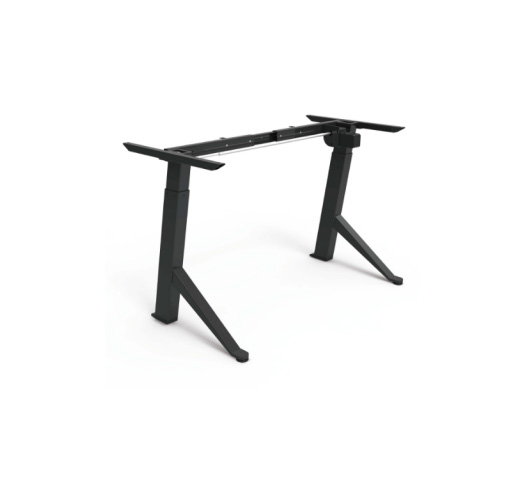 T Base Two Legs  Single Motor Two-stage Steel Lifting Desk		