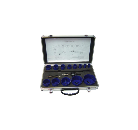 18pc  BI-METAL HOLE SAW KIT