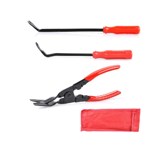 3 Pcs Clip Plier Set & Fastener Remover Set