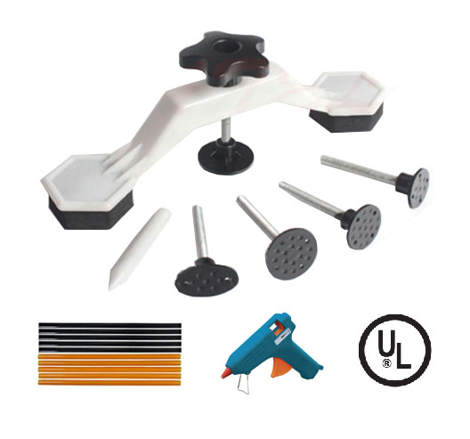 Bridge Dent Puller Kit With UL Approved Hot Melt Glue Gun 10W