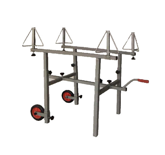 Wheel Paint Stand With 4 Wheel Cones