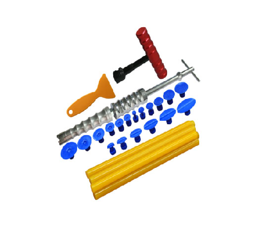 Pdr Tools Dent Lifter Paintless Removal Kit PDR Puller Slide Hammer T-Bar Tool + 18pcs Glue Puller Ta