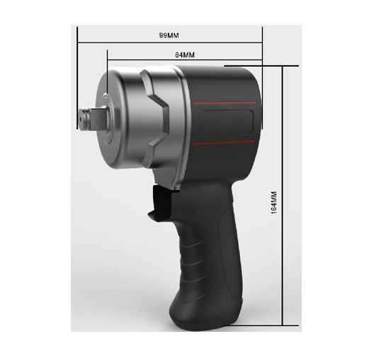 1/2 in. Stubby Ultra-Light Extreme Torque Air Impact Wrench