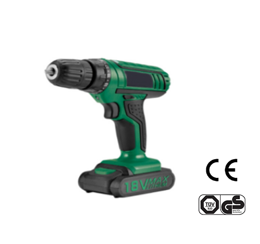 3/8" 18V 1300mAh Li-ion Cordless Drill