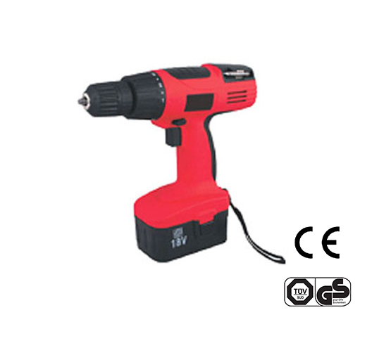 3/8" 18V 1300mah Ni-Cd Cordless Drill