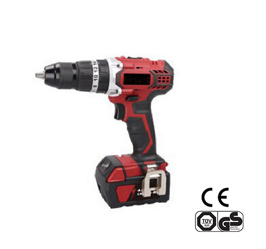 1/2" 18V 3000mAh Li-ion Cordless impact Drill