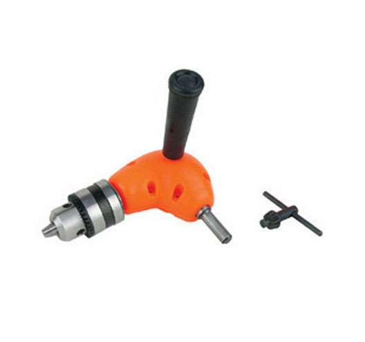 Right Angle Drill Attachment Chuck Adapter Electric Power Cordless 3/8 90 Degree