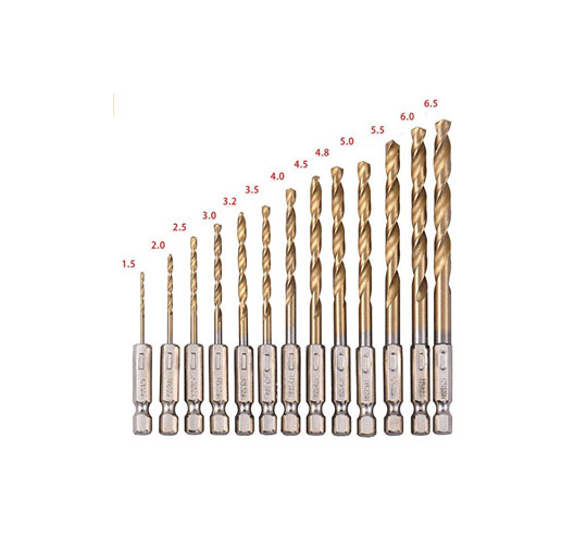 13pc Hss Twist Drills