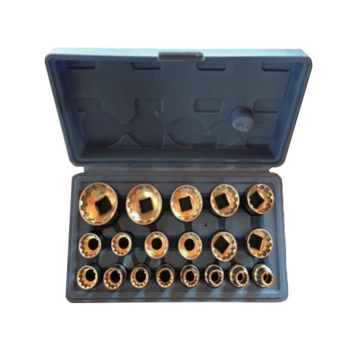 19pcs 3/8''Dr. Multi-Fit Socket Set