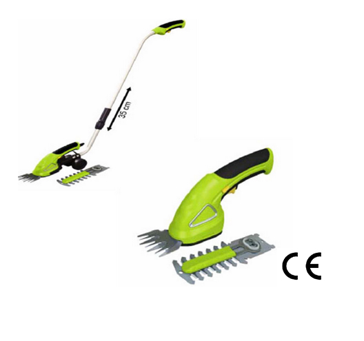 3.6V 1300mAh Li-ion 3 in 1 Cordless Grass & Shrub Shear