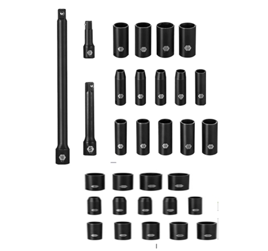 31PC 1/2" Drive Impact socket