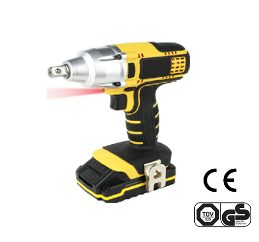 1/2" 18V 2000mAh Li-ion Cordless Impact Wrench