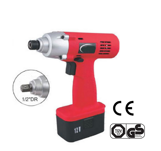 1/2" 12V 1500mAh Ni-Cd Cordless Impact Wrench