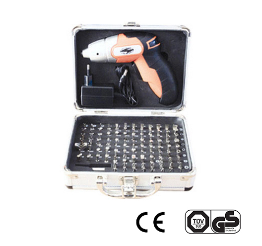 103pcs 1/4" 3.6V 1300mAh Li-Ion Cordless driver Set