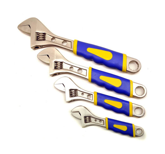 4-pc. Adjustable Wrench Set