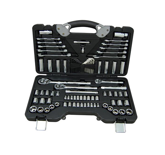 89PCS 1/2",3/8" & 1/4"DR.SOCKET SET,CR-V		