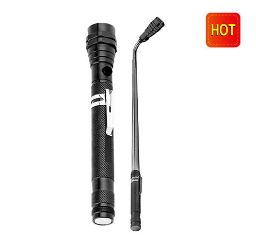 3 LED Telescopic Flashlight with Magnetic Pick Up