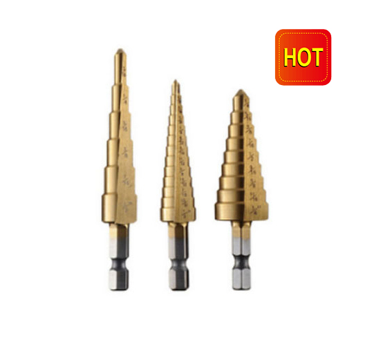 3pc Step Drill Set
