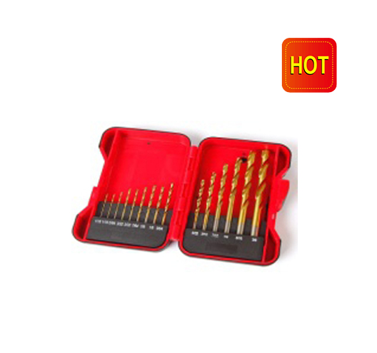 15PC Titanium Drill Bit Set，SAEHSS,4241
