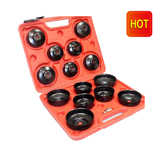 15pc Oil Filter Cap Wrench Set