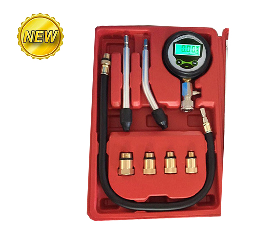 Digital LCD Gauge Automotive Motor Gasoline Engine Compress