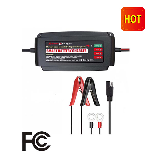 5/0.75A 12V Battery Charger LED-Indicator