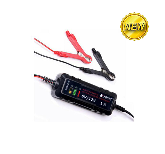 1.0A 6/12V Battery Charger LED-indicator