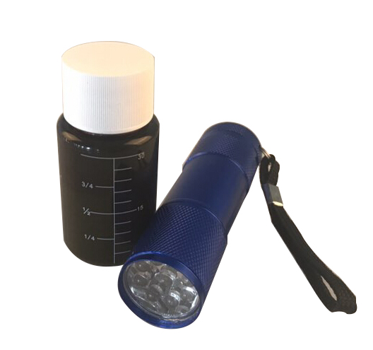 Leak Detection Fluid for Oil & Fuel (Petrol & Diesel) UV Dye & UV Torch Kit