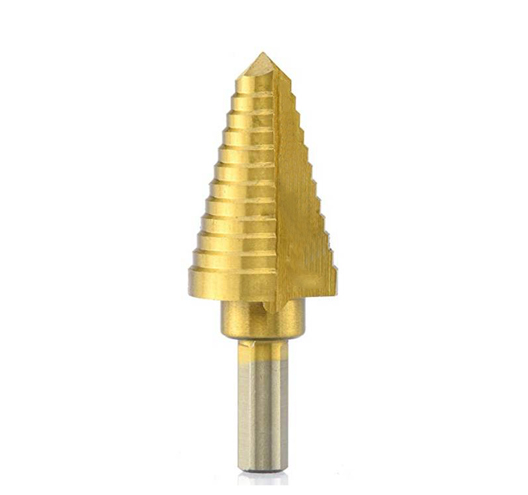1/4" Dr. Step Drill Bit,7/16" to 1-1/8"