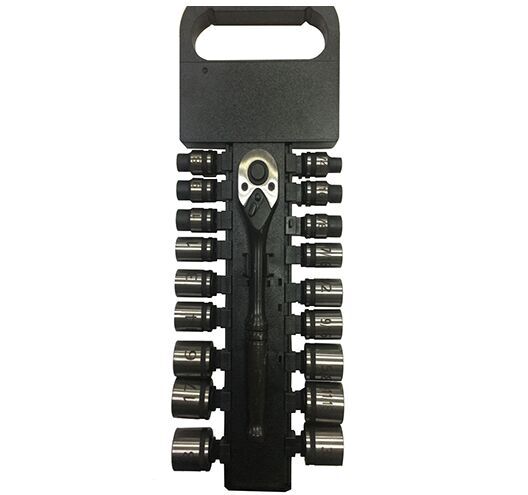 22Pcs 3/8" Dr. spline socket set