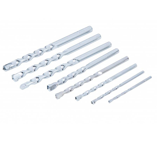 8 Pc Masonry Drill Bit Set