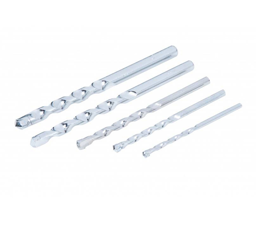 5 Pce Masonry Drill Bit Set