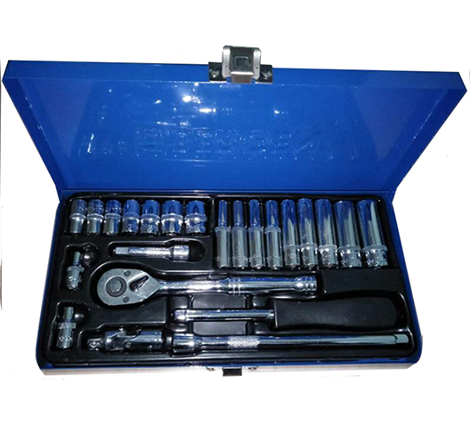 24Pcs 1/4" Socket Set