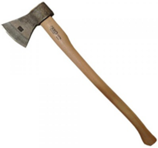 Axe With Wooden Handle