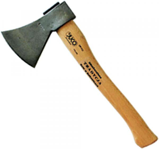 Axe With Wooden Handle