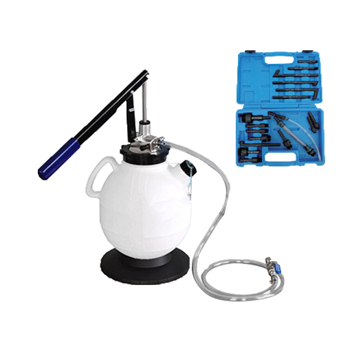 Manual 7.5L ATF OIL Dispenser with 18Pcs ATF Adapter Refill