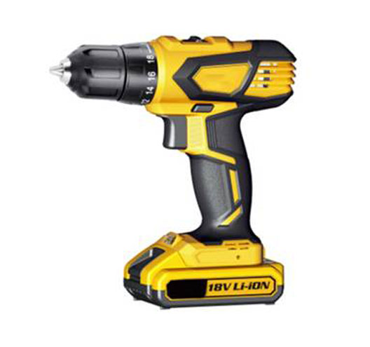 3/8" 18V 1300mAh Li-ion Cordless Drill