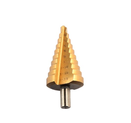 1/4" Dr. Step Drill Bit,1/4 to 1-3/8
